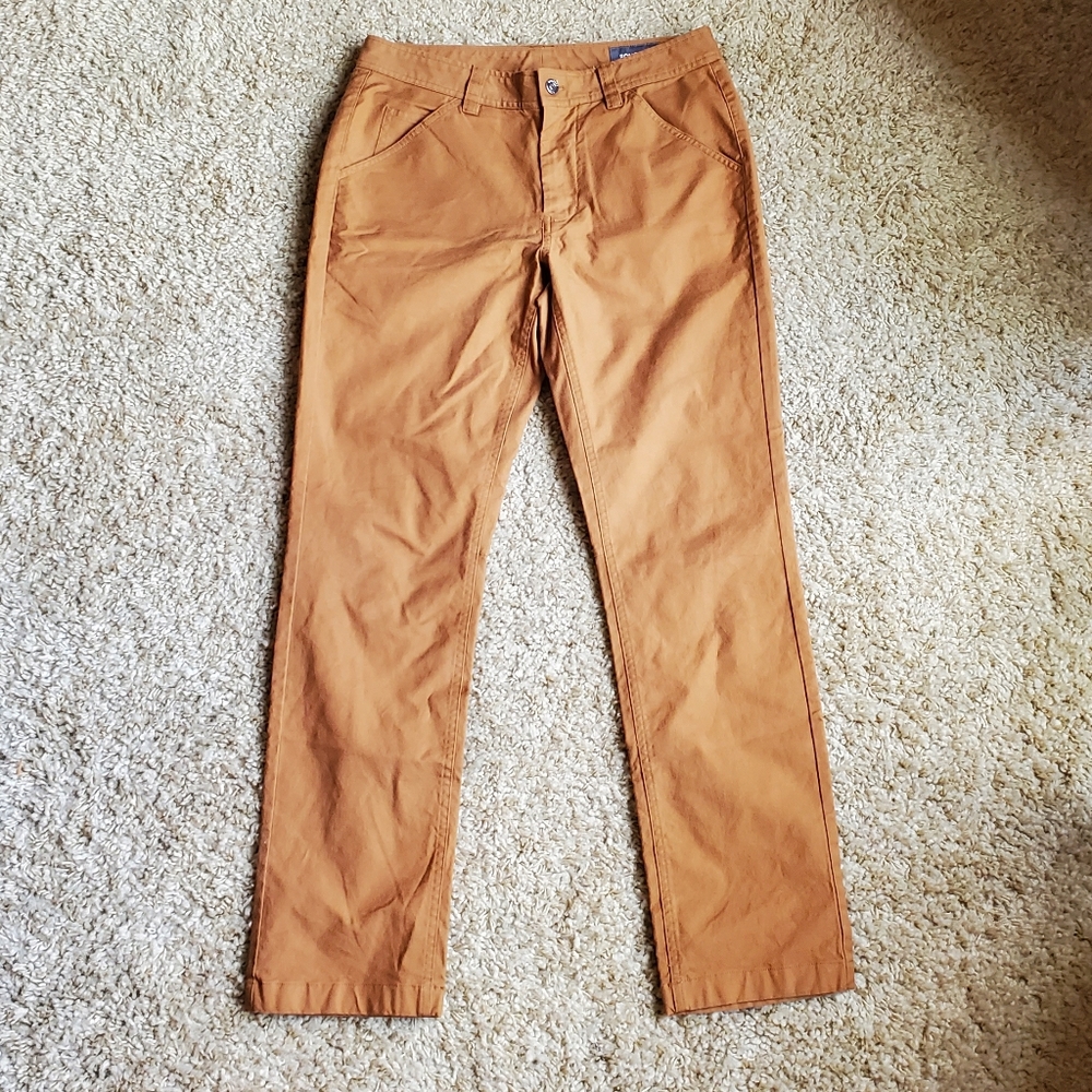 Men's Bonobos Slim Pants (dark khaki color)